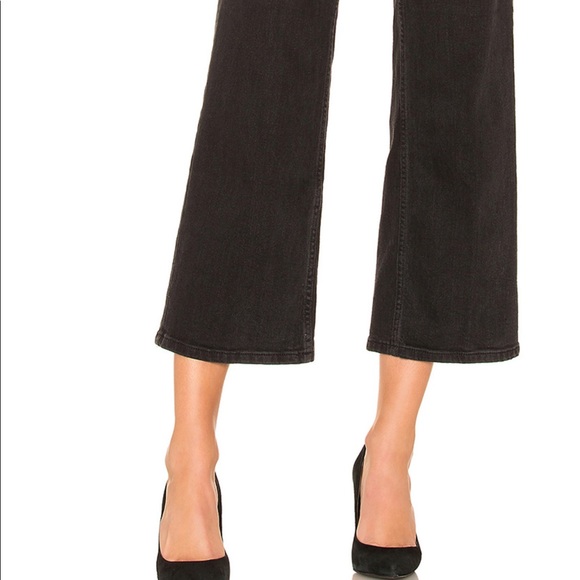 NWT Free People 25 black high waisted Wide Leg - Picture 9 of 10
